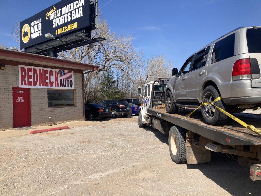 towing to redneck auto enid ok